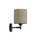 Applique bois gris lamelles D15