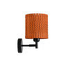 Applique bois orange lamelles D15