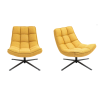 Fauteuil pivotant miel