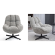 Fauteuil pivotant gris