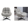 Fauteuil pivotant gris