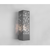 Applique rectangle découpe métal anthracite 