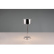 Lampe à poser rechargeable chromé 120lm 