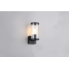 Applique tube noir montante 