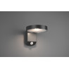 Applique solaire détecteur gris 290lm ronde