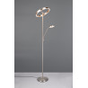 Lampadaire avec liseuse métal nickel sat 4600+550lm