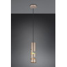 Suspension tourbillon café doré GU10