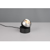 Lampe boule orientable 500lm noir/argent