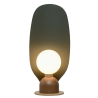 Lampe métal vert profond H55