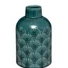 Vase bouteille céramique vert 3d H21