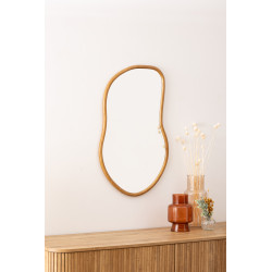 Miroir orga bois 45*75