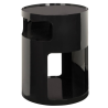 Table d'appoint noir glossy  D32.5