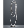 Lampadaire noir Ovale 7300lm DTW