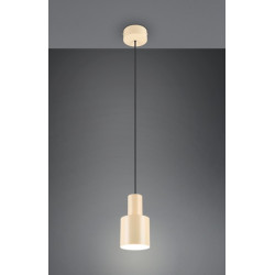 Suspension métal beige D12