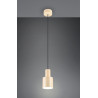 Suspension métal beige D12