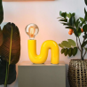 Lampe POP serpent jaune H20