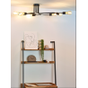Plafonnier 8x E27 noir