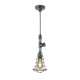 Suspension plomberie 1L argent antique 