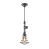 Suspension plomberie 1L argent antique 
