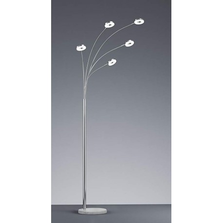 Lampadaire RENNES 5L chrome 