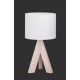 Lampe GING bois blanc