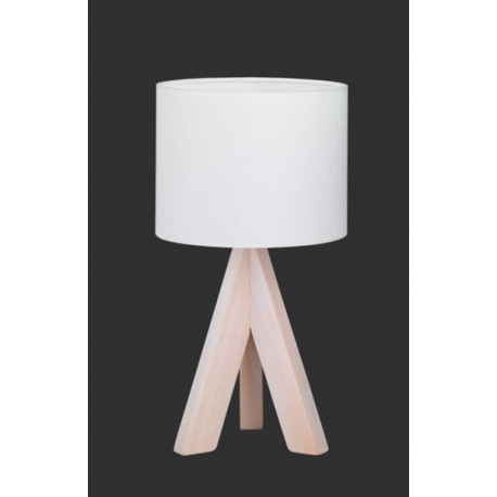 Lampe GING bois blanc