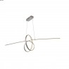 Suspension ruban long nickel sat 1400lm