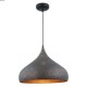 Suspension métal marron brule intérieur cuivre GM