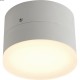 Plafonnier rond alu blanc 500lm 