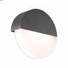 Applique ronde alu anthracite 380 lm
