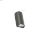 Applique bloc demi lune indirect alu blanc