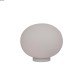 Lampe verre blanc boule 