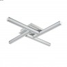 Plafonnier 4L chrome 