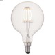 Ampoule LED globe D80 claire E14 6w 500lm 2700k