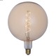Ampoule déco LED globe D200 ambré E27 4w 300lm 2200k Filament tourbillon 