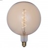 Ampoule déco LED globe D200 ambré E27 4w 300lm 2200k Filament tourbillon 