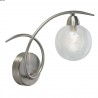 Applique 1 Lumière nickel satiné v.fibre