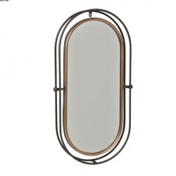 Miroir anthracite cuivre 