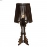 Lampe à poser bois marron foncé