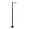 Lampadaire 1 tête AUBANNE en aluminium, E27, IP44, classe 1, réflecteur en polycarbonate opale, diffuseur verre
