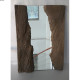 Miroir rectangle bois naturel 