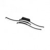 Plafonnier 3L noir 15w 1500lm