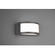 Demi applique arrondie gris anthracite 12w 1200lm