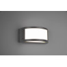 Demi applique arrondie gris anthracite 12w 1200lm