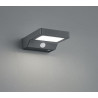 Applique solaire détecteur gris 340lm