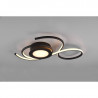 Plafonnier PM noir 4300lm CCT/dim avec télécommande