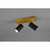 Spot 2l tube noir et bois