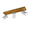 Spot 3l tube blanc et bois