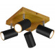 Spot 4l tube noir et bois