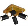 Spot 4l tube noir et bois